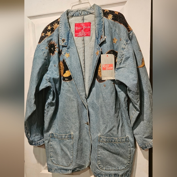 RUSTIC DENIM JACKET - Picture 1 of 4